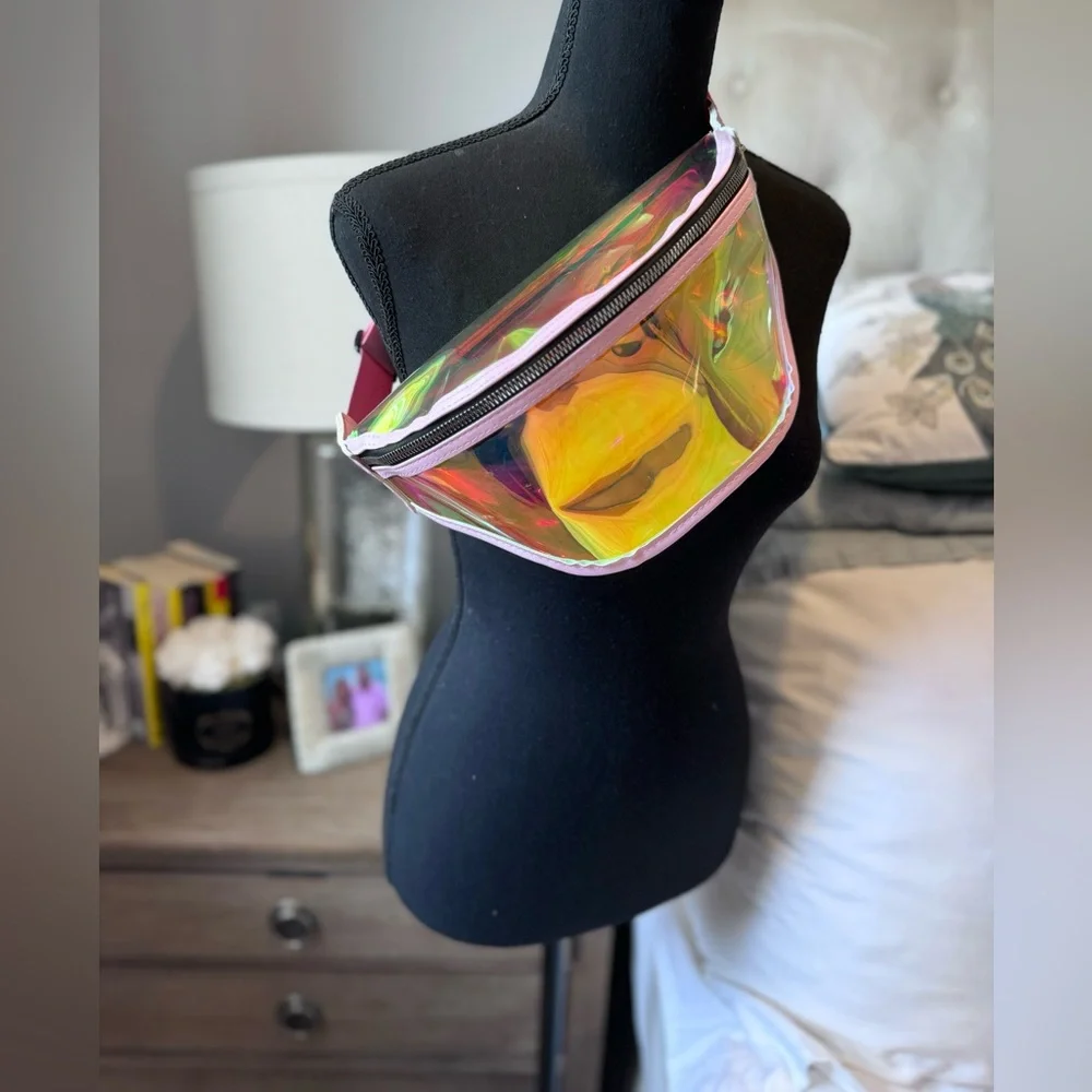 Crossbody‎ Bags Women Trendy Small Pink One Shoulder Colorful Waist Bag